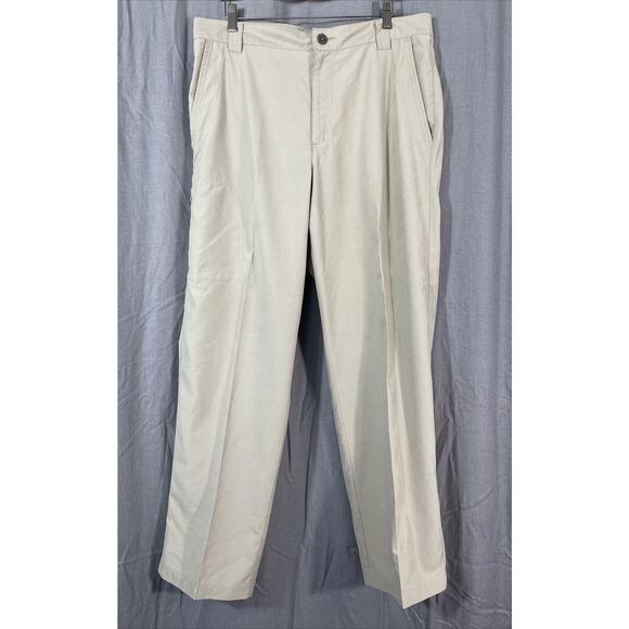 Columbia Sportswear Hiking‎ Pants Men’s Size 36x32 Cream Trousers - Picture 1 of 11